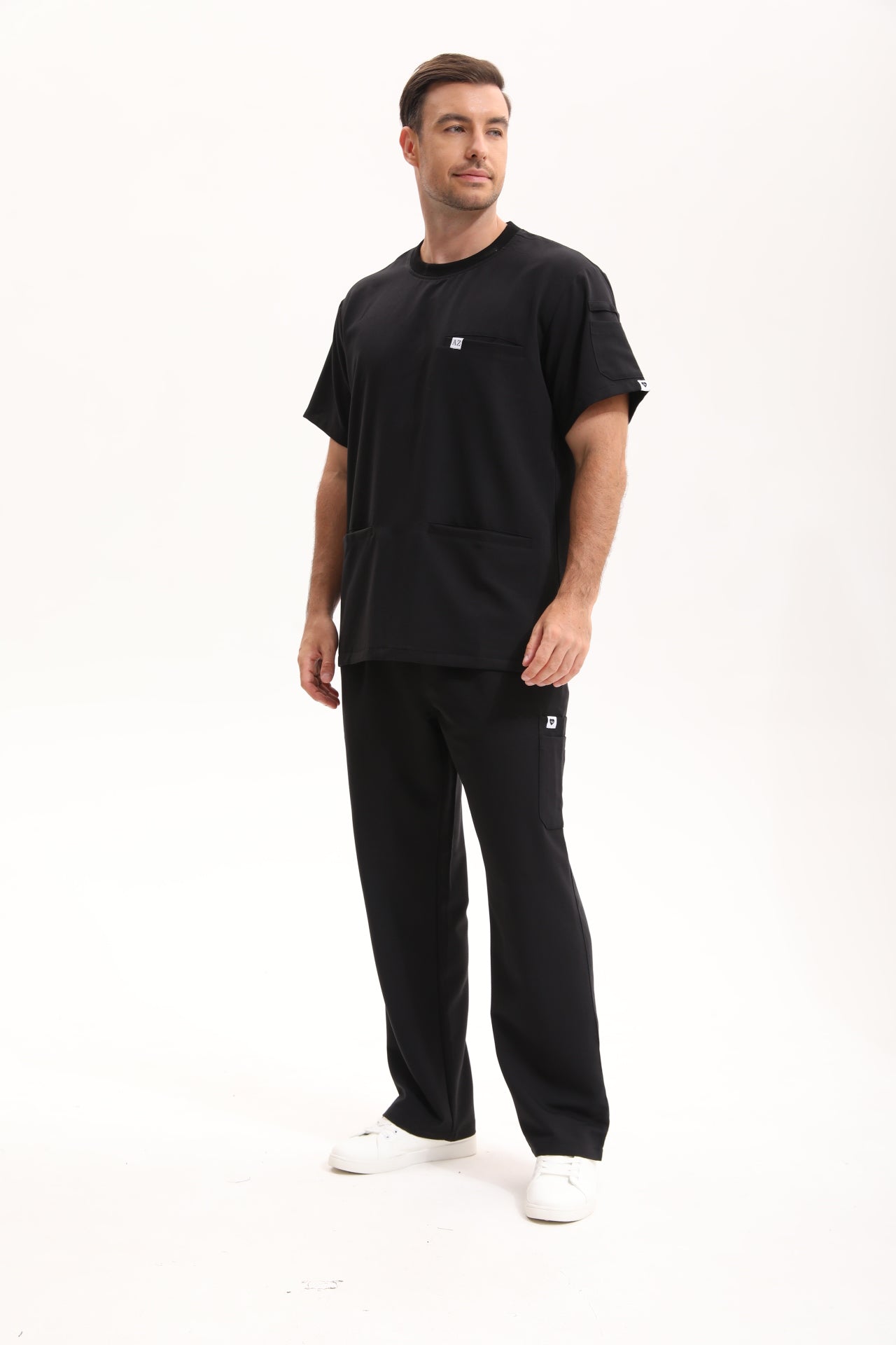 Rise Scrub Top - Onyx