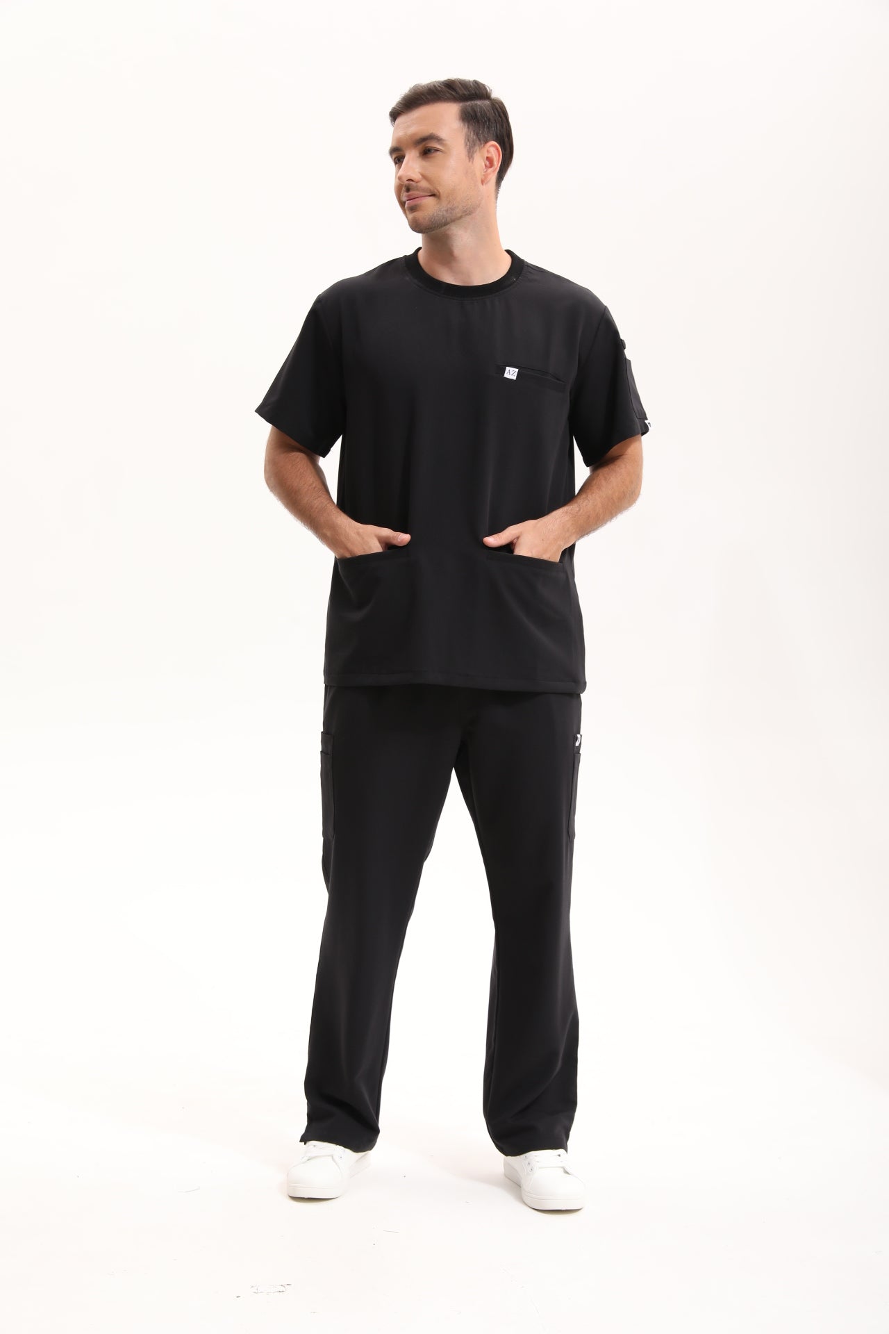Rise Scrub Top - Onyx