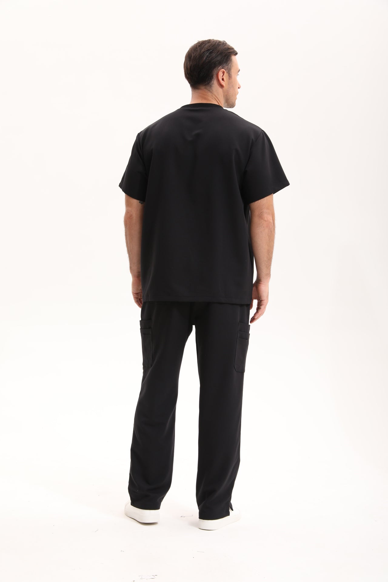 Rise Cargo Scrub Pant - Onyx