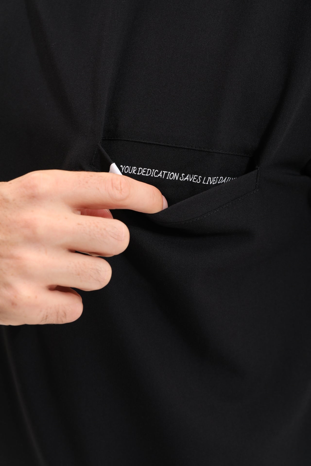 Rise Scrub Top - Onyx
