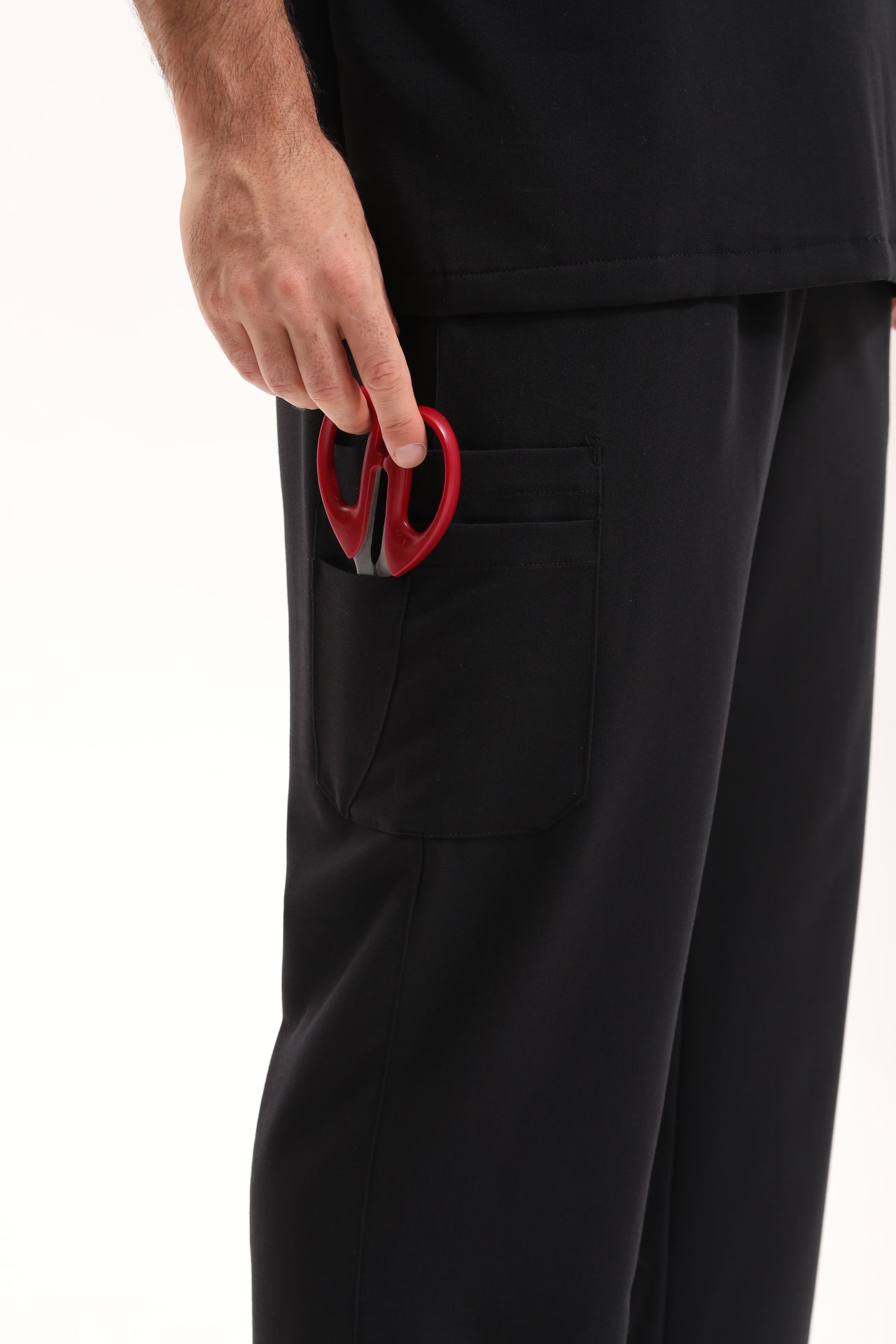 Rise Cargo Scrub Pant - Onyx