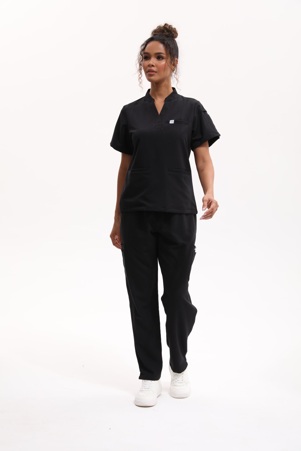 Dawn Scrub Top - Onyx