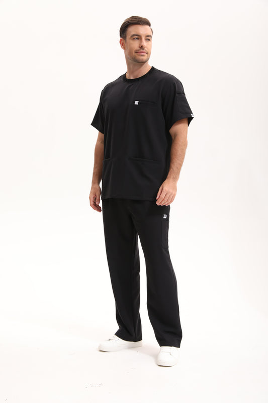 Rise Scrub Top - Onyx