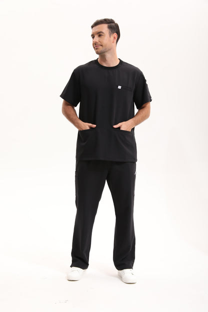 Rise Scrub Top - Onyx
