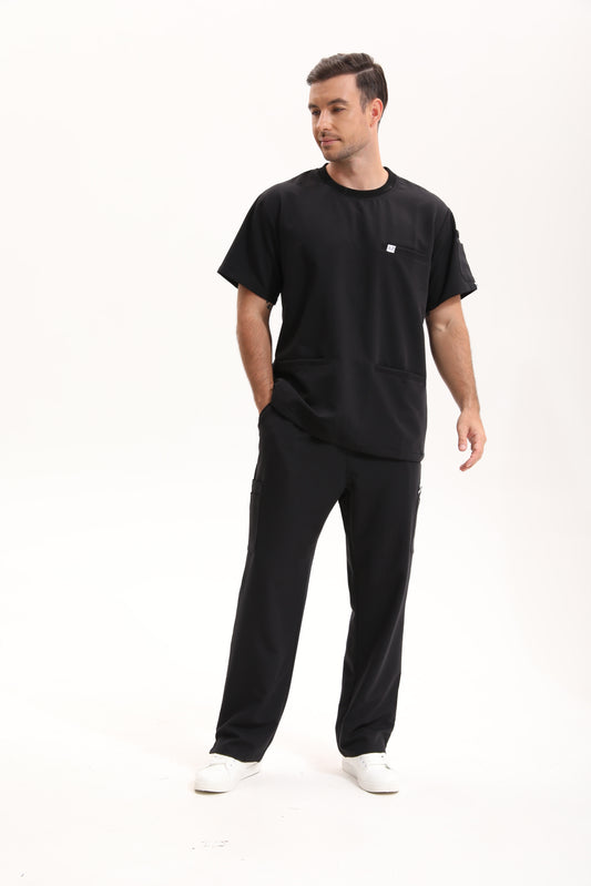 Rise Cargo Scrub Pant - Onyx
