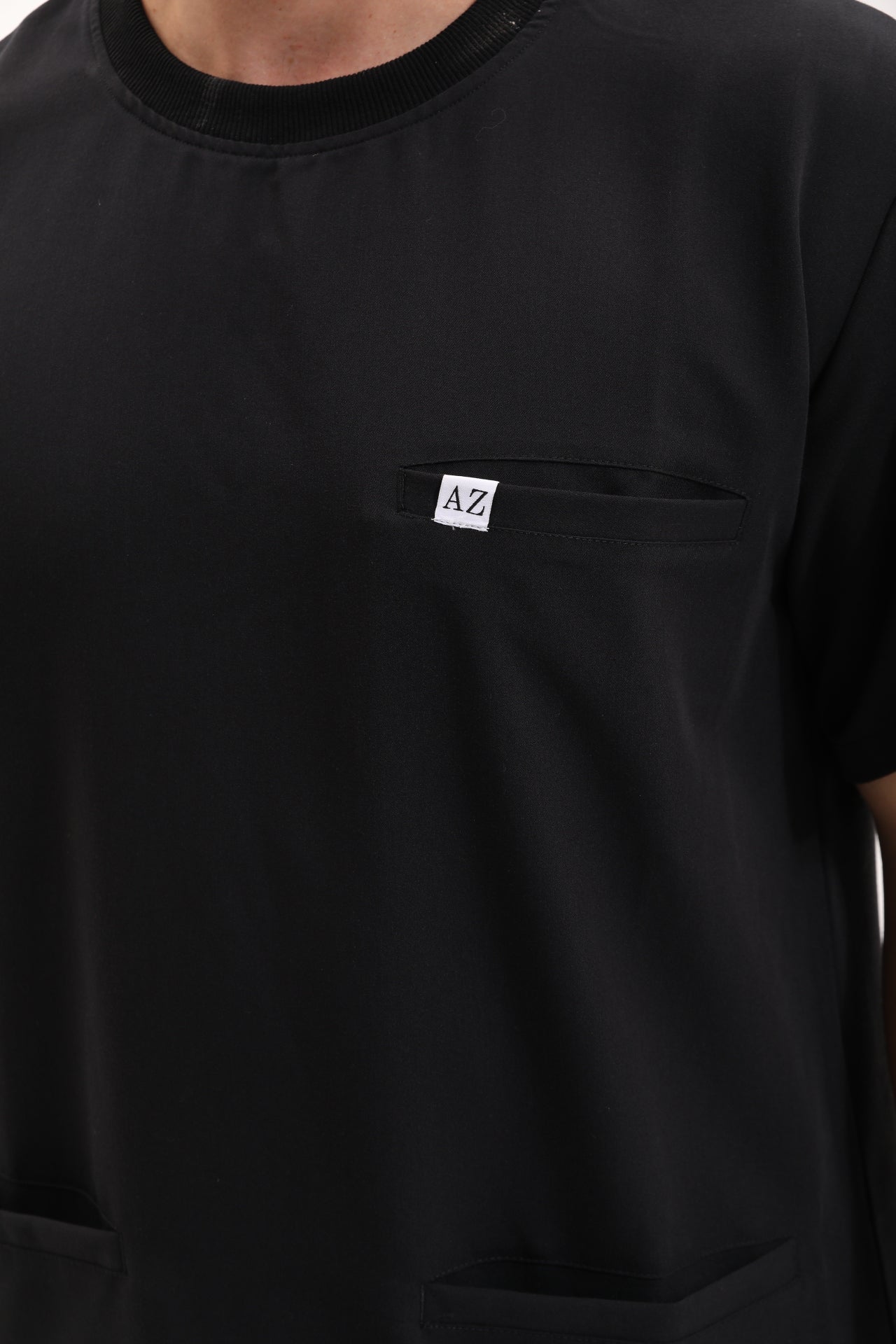 Rise Scrub Top - Onyx