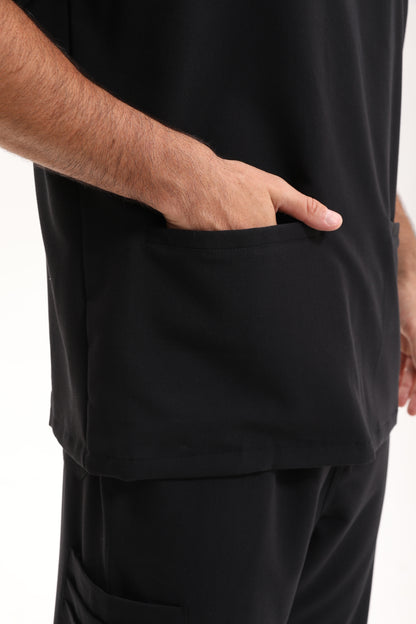 Rise Scrub Top - Onyx