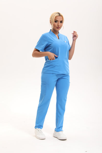 Dawn Scrub Pant - Azure