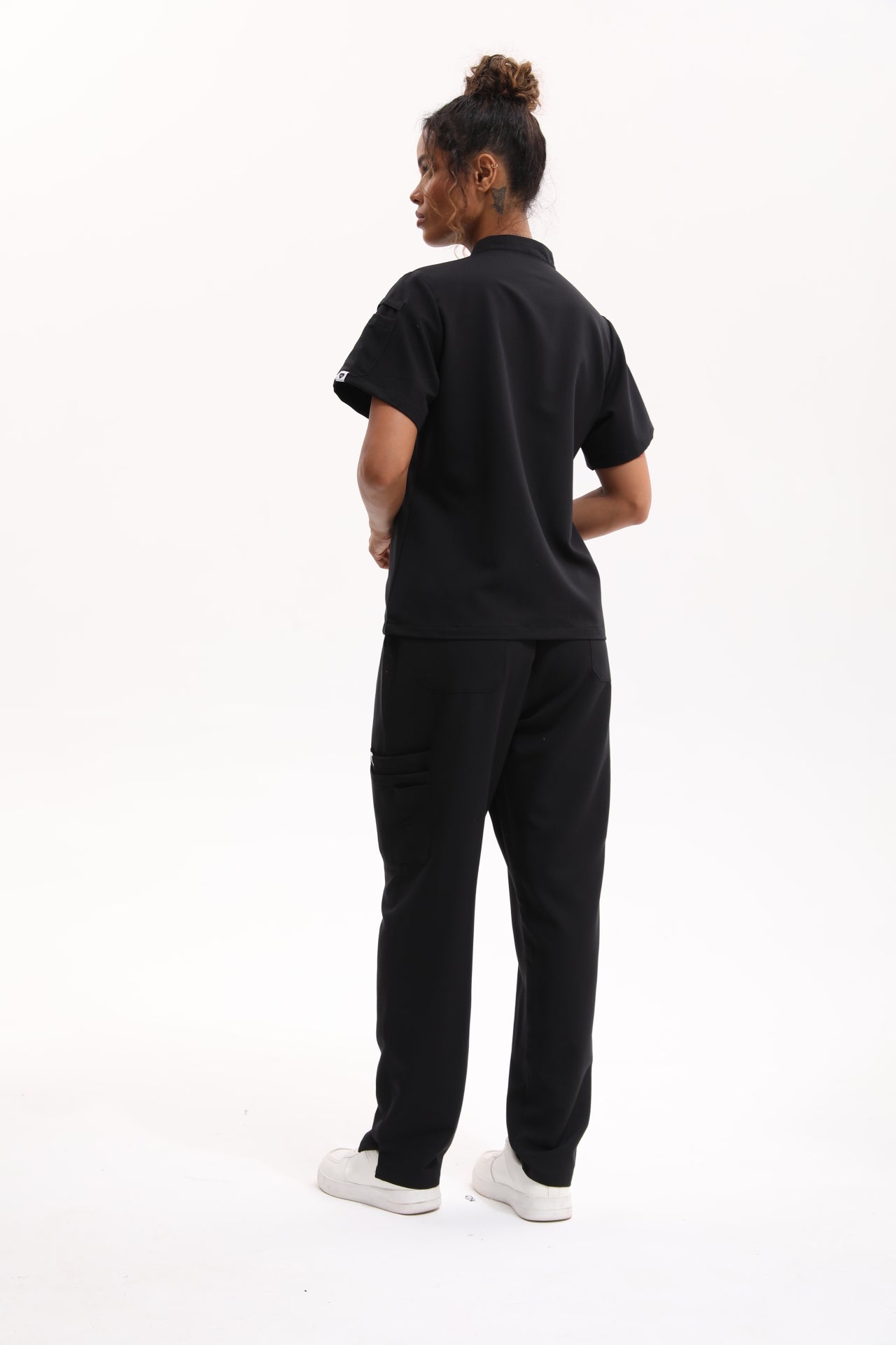 Dawn Scrub Top - Onyx