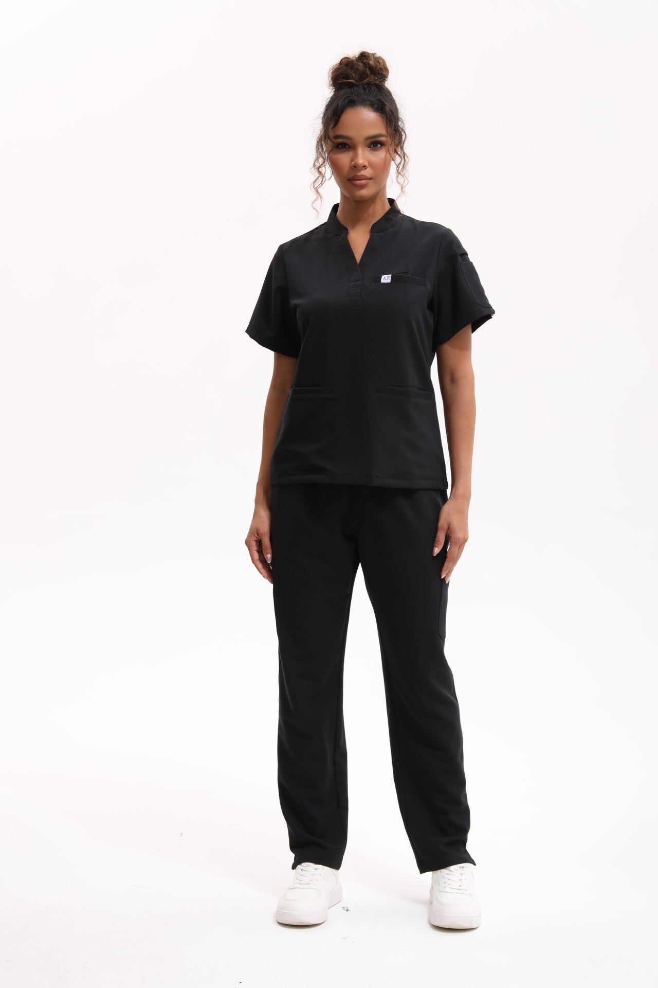 Dawn Scrub Top - Onyx