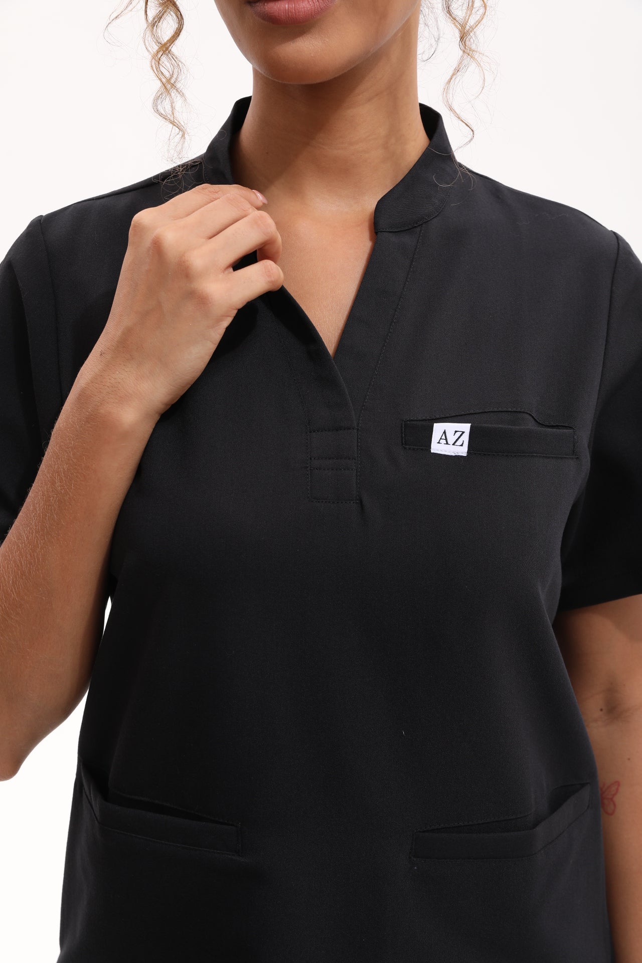 Dawn Scrub Top - Onyx