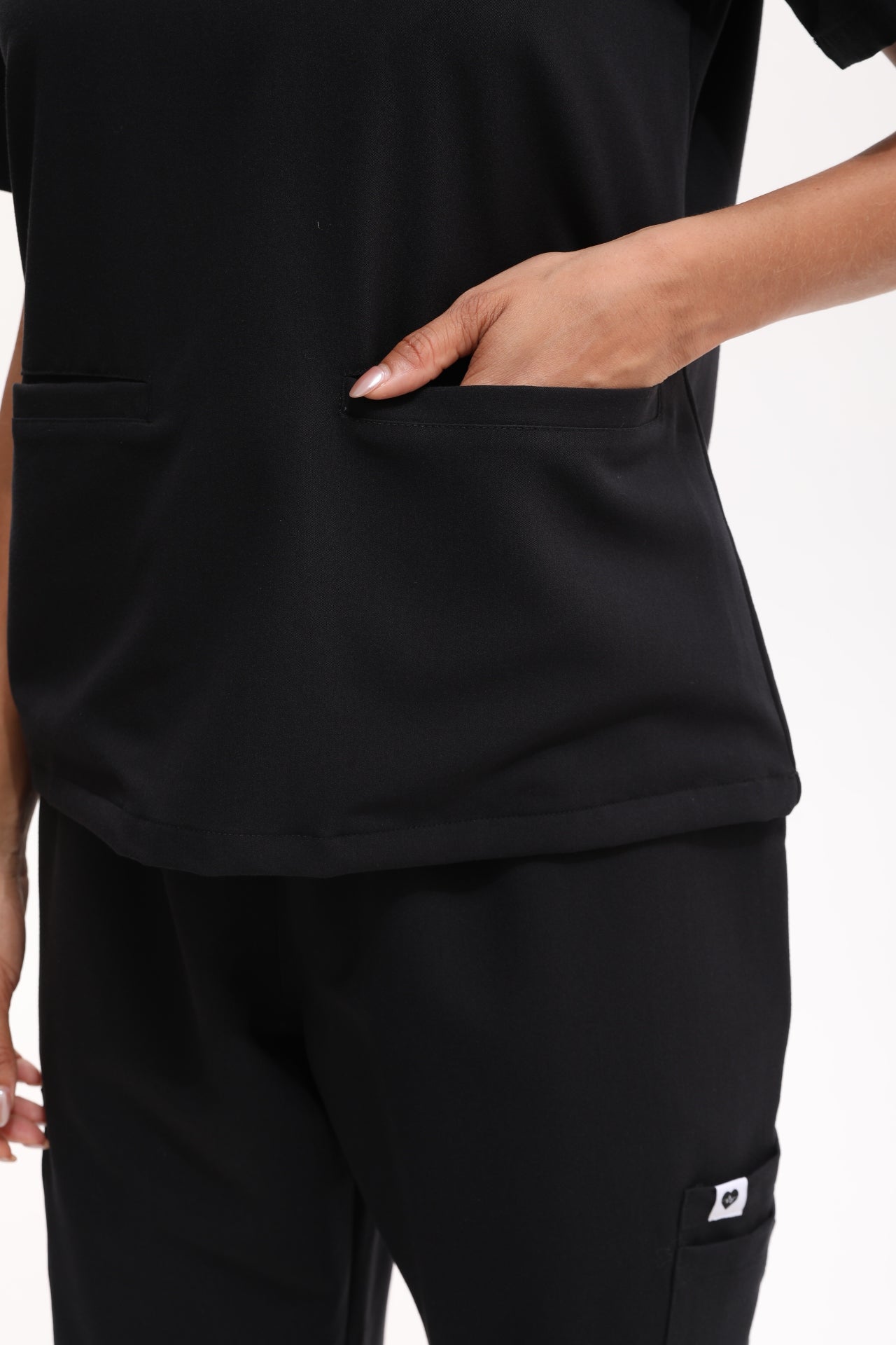 Dawn Scrub Top - Onyx