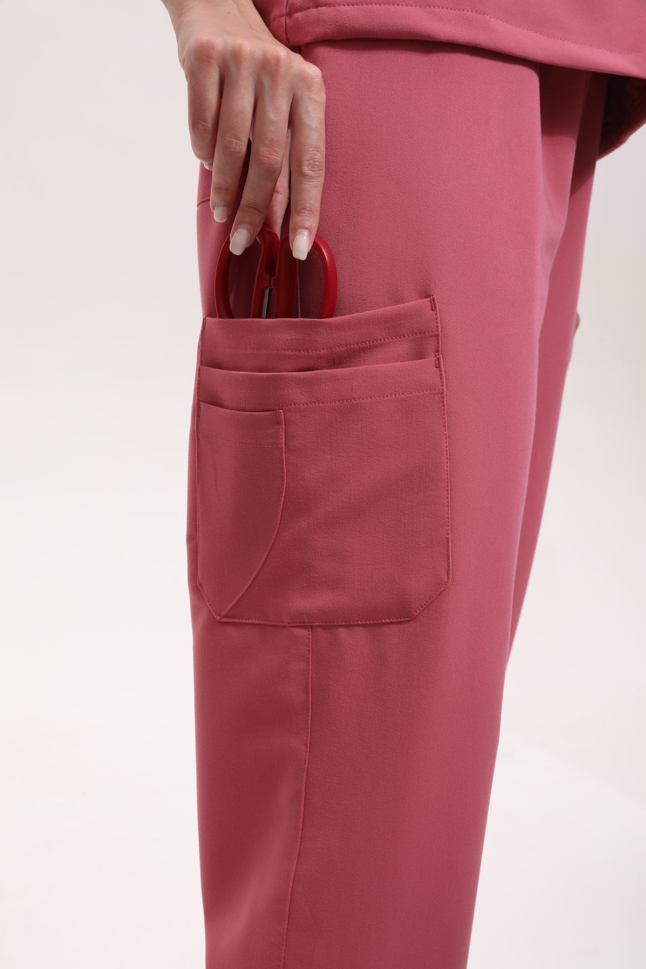 Dawn Scrub Pant - Flamingo